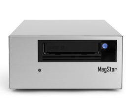MagStor TRB5-HL9-AIR LTO-9 Thunderbolt USB4 desktop tape drive front view