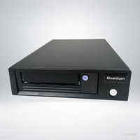 Quantum TD-L82BN-AR tabletop tape drive - source product photo, generated alternate studio background and LTO World watermark