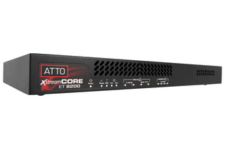 ATTO XstreamCORE ET 8200T 40Gb/s Ethernet (2-Port) to SAS intelligent Bridge 8200