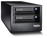 MagStor DUAL LTO8 HH SAS External Desktop Tape Drive 12TB LTFS , SAS-HL8-DUAL LTO-8 TAA SAS-HL8-DUAL
