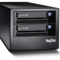 MagStor DUAL LTO8 HH SAS External Desktop Tape Drive 12TB LTFS , SAS-HL8-DUAL LTO-8 TAA SAS-HL8-DUAL