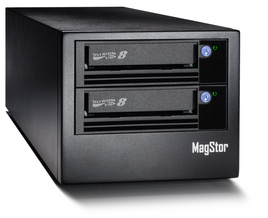 MagStor DUAL LTO8 HH SAS External Desktop Tape Drive 12TB LTFS , SAS-HL8-DUAL LTO-8 TAA SAS-HL8-DUAL