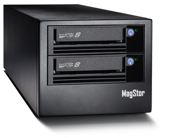 MagStor DUAL LTO8 HH SAS External Desktop Tape Drive 12TB LTFS , SAS-HL8-DUAL LTO-8 TAA SAS-HL8-DUAL