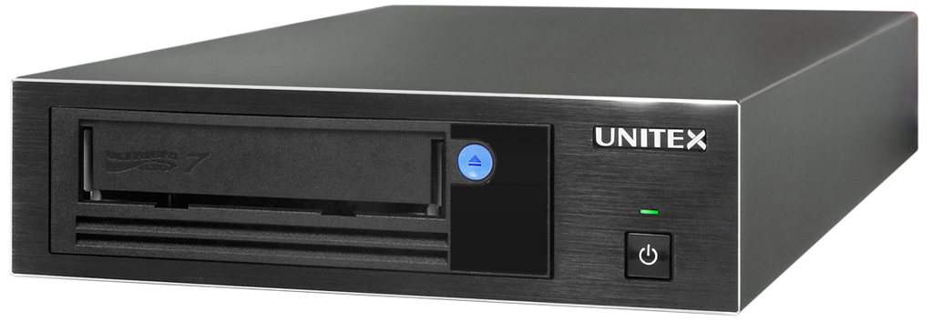 Unitex LT70H2 USB / SAS Hybrid LTO7 Tape Drive System, LTFS