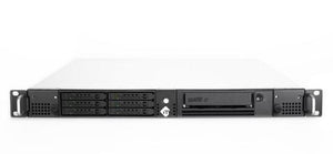 mLogic, 1U rack-mountable single LTO-8 drive, Thunderbolt 3, 6-bay Hardware RAID, Xendata 6 MRACKDIT-TB3-LTO8-XD