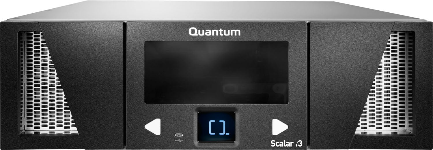 Quantum Scalar i3 3U Base Tape Library. Add Drives LTO7, LTO8, LTO9